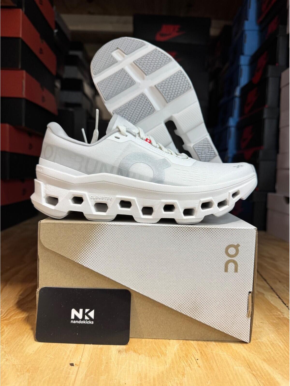 On Running Wmns Cloudmonster 1 'White White' 3wf30481200 Brand New Size 6w